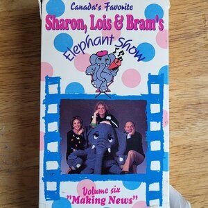 SHARON,LOIS & BROWN ELEPHANT SHOW VOL 6 "MAKING NEWS" VHS VERY RARE SEE PICS